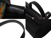 Load image into Gallery viewer, 極美品 HERMES エルメス エールバッグジップPM ショルダーバッグ ハンドバッグ トワルオフィシエ ブラック 中古 4b002451