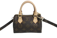 画像をギャラリービューアに読み込む, 極美品 LOUIS VUITTON ルイヴィトン ミニスピーディー ハンドバッグ 2WAYバッグ M41534 モノグラム ブラウン 中古 4b002455