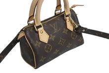 画像をギャラリービューアに読み込む, 極美品 LOUIS VUITTON ルイヴィトン ミニスピーディー ハンドバッグ 2WAYバッグ M41534 モノグラム ブラウン 中古 4b002455