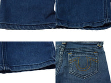 Load image into Gallery viewer, TRUE RELIGION トゥルーレリジョン キッズサイズ デニムパンツ ダークブルー コットン ポリエステル 3T 美品 中古 4b002462