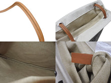 画像をギャラリービューアに読み込む, 新品未使用 HERMES エルメス ALINE MM アリーヌMM ショルダーバッグ Hプリュムキャンバス アイボリー ブラウン W刻印 中古 4b002463