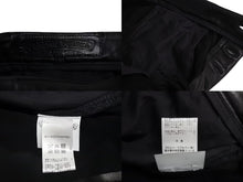 画像をギャラリービューアに読み込む, 新品同様 CHROME HEARTS クロムハーツ ラムスキン レザーパンツ クロスボール サイズ26 レザー シルバー925 中古 4b002465
