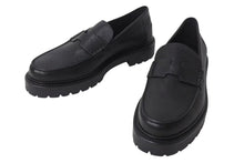 Load image into Gallery viewer, 新品未使用 HERMES エルメス Klement loafer クレメント モカシンローファー WS7251999ZA サイズ42 1/2 カーフスキン ブラック 中古 4b002468