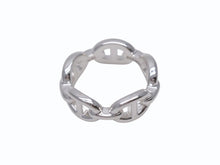 Load image into Gallery viewer, 新品未使用 HERMES エルメス シェーヌダンクル アンシェネ PM リング サイズ53 13号 シルバー AG925 5.5g 中古 4b002469