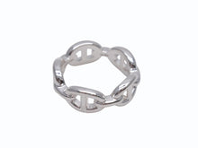 Load image into Gallery viewer, 新品未使用 HERMES エルメス シェーヌダンクル アンシェネ PM リング サイズ53 13号 シルバー AG925 5.5g 中古 4b002469
