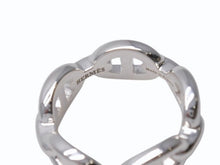 Load image into Gallery viewer, 新品未使用 HERMES エルメス シェーヌダンクル アンシェネ PM リング サイズ53 13号 シルバー AG925 5.5g 中古 4b002469