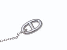 Load image into Gallery viewer, 新品未使用 HERMES エルメス ファランドールMM イヤリング シルバー シルバー925 シルバー金具 6.9g シェーヌダングル ロゴ チェーン 中古 4b002470
