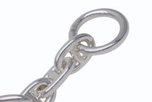 Load image into Gallery viewer, 新品未使用 HERMES エルメス シェーヌダンクルMM ブレスレット 23G102353 フランス製 16コマ シルバー925 55.8g 中古 4b002471