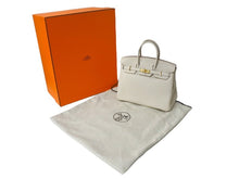 Load image into Gallery viewer, 新品未使用 HERMES エルメス ハンドバッグ K刻印 バーキン25 クレ ゴールド金具トゴ 中古 4b002474