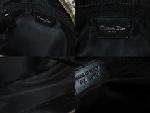 画像をギャラリービューアに読み込む, 新品同様 Christian Dior クリスチャンディオール ダブルサドル ハンドバッグ PZ 1012 トロッター柄 ブラック ガリアーノ期 中古 4b002478