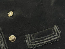 画像をギャラリービューアに読み込む, CHANEL シャネル ダブルジャケット メンズ ブラック P38249V15297 ココマーク装飾 ベルベット サイズ50 94305 美品 中古 4b002480