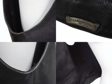 画像をギャラリービューアに読み込む, CHROME HEARTS クロムハーツ BSフレア フレアニー レザーベスト サイズM ブラック シルバー925 レザー 美品 中古 4b002481