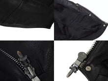 画像をギャラリービューアに読み込む, CHROME HEARTS クロムハーツ BSフレア フレアニー レザーベスト サイズM ブラック シルバー925 レザー 美品 中古 4b002481