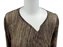 画像をギャラリービューアに読み込む, ISSEY MIYAKE イッセイミヤケ PLEATS PLEASE プリーツプリーズ カーディガン PP83-J0712 サイズ4 プリーツ ラメ 美品 中古 4b002483