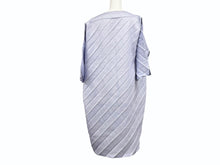 画像をギャラリービューアに読み込む, ISSEY MIYAKE イッセイミヤケ ワンピース ブルー 青 M194FT182 ポリエステル プリーツ加工 フリーサイズ 美品 中古 4b002487