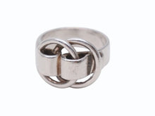 Load image into Gallery viewer, HERMES エルメス ドゥザノー リング 指輪 重量約5.6g 11号 表記サイズ51 シルバー925 アクセサリー 美品 中古 4b002488