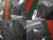 画像をギャラリービューアに読み込む, GUCCI×COMME des GARCONS グッチ コムデギャルソン ビニールトートバッグ od-k221 ポリウレタン クラフト紙 ブラック マルチカラー 美品 中古 4b002491