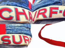 Load image into Gallery viewer, CHANEL シャネル サーフライン ラージ トートバッグ ショルダーバッグ ７番台 ココマーク キャンバス ブルー ホワイト レッド 良品 中古 4b002494