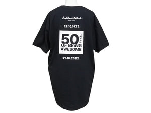 極美品 WAGYU MAFIA 和牛マフィア 堀江貴文 プリント 半袖Ｔシャツ GILDANボディ コットン ブラック サイズXL 中古 4b002501