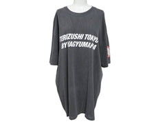 TERUZUSHI TOKYO WAGYU MAFIA 照寿司 和牛マフィア 2周年記念品 半袖Ｔシャツ コットン ブラック サイズXL 美品 中古 4b002502