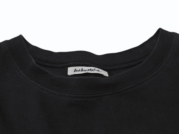 極美品 WAGYU MAFIA 和牛マフィア メタリカサンプリングロゴＴシャツ コットン ブラック イエロー サイズL 中古 4b002503