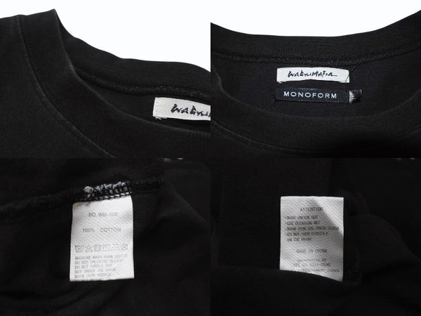 極美品 WAGYU MAFIA 和牛マフィア メタリカサンプリングロゴＴシャツ コットン ブラック イエロー サイズL 中古 4b002503