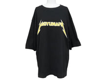 画像をギャラリービューアに読み込む, 極美品 WAGYU MAFIA 和牛マフィア メタリカサンプリングロゴＴシャツ コットン ブラック イエロー サイズL 中古 4b002504