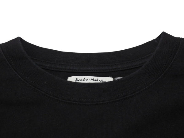 極美品 WAGYU MAFIA CHATEAUBRIAND 和牛マフィア シャトーブリアン 照プリントＴシャツ コットン ブラック サイズXL 中古 4b002507