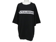 CHATEAUBRIAND シャトーブリアン WAGYU MAFIA 和牛マフィア バックロゴ プリントＴシャツ ブラック コットン サイズL 美品 中古 4b002509