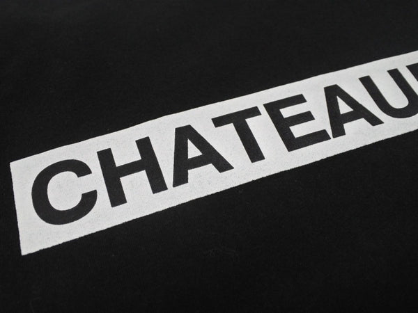 CHATEAUBRIAND シャトーブリアン WAGYU MAFIA 和牛マフィア バックロゴ プリントＴシャツ ブラック コットン サイズL 美品 中古 4b002509