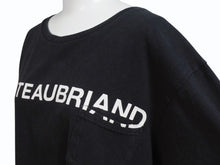 画像をギャラリービューアに読み込む, CHATEAUBRIAND WAGYU MAFIA シャトーブリアン 和牛マフィア ポケットＴシャツ コットン ブラック サイズL 美品 中古 4b002511