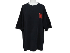 CHATEAUBRIAND シャトーブリアン WAGYU MAFIA 和牛マフィア プリントＴシャツ コットン ブラック サイズL 美品 中古 4b002512