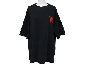 CHATEAUBRIAND シャトーブリアン WAGYU MAFIA 和牛マフィア プリントＴシャツ コットン ブラック サイズL 美品 中古 4b002512