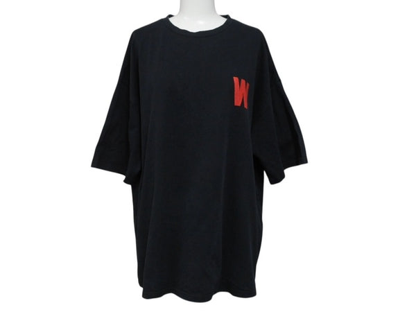 CHATEAUBRIAND シャトーブリアン WAGYU MAFIA 和牛マフィア プリントＴシャツ コットン ブラック サイズL 美品 中古 4b002512