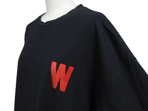 CHATEAUBRIAND シャトーブリアン WAGYU MAFIA 和牛マフィア プリントＴシャツ コットン ブラック サイズL 美品 中古 4b002512