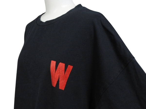 CHATEAUBRIAND シャトーブリアン WAGYU MAFIA 和牛マフィア プリントＴシャツ コットン ブラック サイズL 美品 中古 4b002512