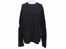 画像をギャラリービューアに読み込む, 極美品 CHATEAUBRIAND シャトーブリアン ロゴプリント ロングスリーブＴシャツ コットン ブラック サイズL 中古 4b002513