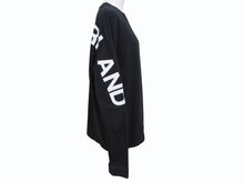 画像をギャラリービューアに読み込む, 極美品 CHATEAUBRIAND シャトーブリアン ロゴプリント ロングスリーブＴシャツ コットン ブラック サイズL 中古 4b002513