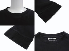 画像をギャラリービューアに読み込む, 極美品 CHATEAUBRIAND シャトーブリアン ロゴプリント ロングスリーブＴシャツ コットン ブラック サイズL 中古 4b002513