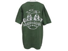 画像をギャラリービューアに読み込む, MASHI NO MASHI TOKYO マシのマシの東京 プリント半袖Ｔシャツ コットン グリーン サイズ2 美品 中古 4b002526