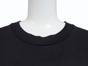 極美品 CHATEAUBRIAND シャトーブリアン AFURI × MASHI NO MASHI TOKYO 半袖Ｔシャツ ブラック コットン コラボ サイズL 中古 4b002525