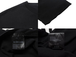 極美品 CHATEAUBRIAND シャトーブリアン AFURI × MASHI NO MASHI TOKYO 半袖Ｔシャツ ブラック コットン コラボ サイズL 中古 4b002525