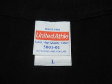 画像をギャラリービューアに読み込む, 極美品 ENJOY Tama エンジョイ多摩 コカコーラサンプリング Ｔシャツ コットン ブラック サイズL 中古 4b002527