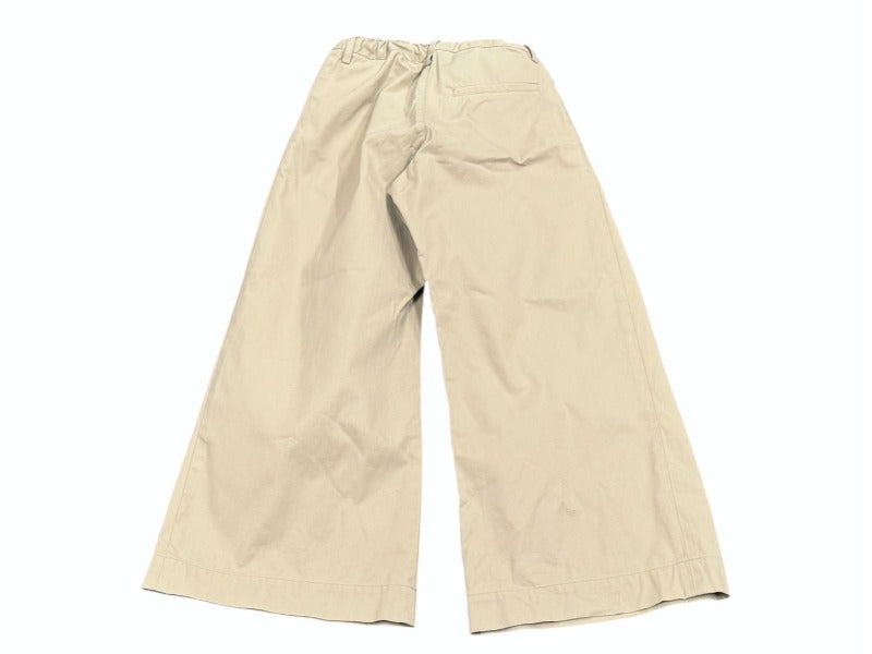 Christian Dior Pants Beige Embroidery CD Button Chino Pants Cotton 12 Good Condition Used 4b002535