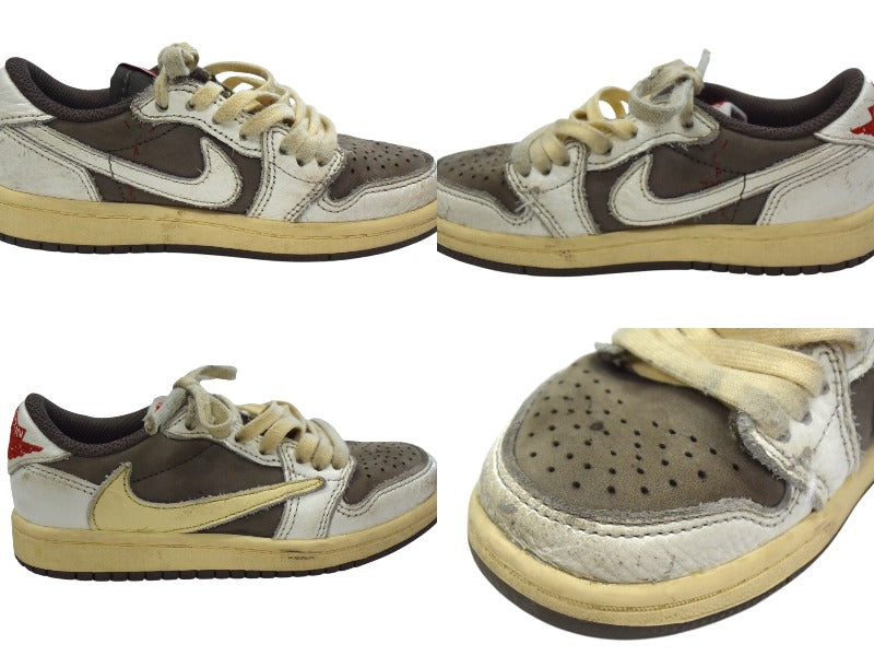 NIKE Air Jordan Air Jordan Travis Scott X Jordan 1 Collaboration Sneakers Junior Kids Good Used 4b002537