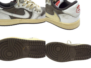 NIKE ナイキ エアジョーダン Air Jordan Travis Scott X Jordan 1 コラボ スニーカー ジュニア キッズ 良品 中古 4b002537