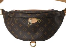 画像をギャラリービューアに読み込む, 極美品 LOUIS VUITTON ルイヴィトン バムバッグ ボディバッグ ウエストバッグ M43644 モノグラム ブラウン ゴールド金具 中古 4b002540