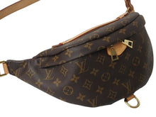 画像をギャラリービューアに読み込む, 極美品 LOUIS VUITTON ルイヴィトン バムバッグ ボディバッグ ウエストバッグ M43644 モノグラム ブラウン ゴールド金具 中古 4b002540