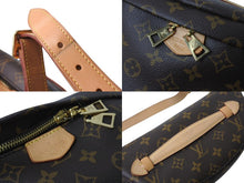 画像をギャラリービューアに読み込む, 極美品 LOUIS VUITTON ルイヴィトン バムバッグ ボディバッグ ウエストバッグ M43644 モノグラム ブラウン ゴールド金具 中古 4b002540