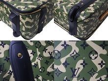 画像をギャラリービューアに読み込む, 新品同様 LOUIS VUITTON ルイヴィトン ペガス60 キャリーバッグ M23333 モノグラモフラージュキャンバス 2008年限定 村上隆 中古 4b002541